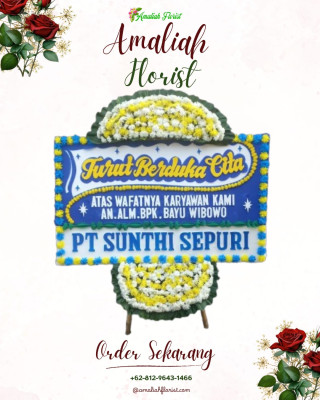 Papan Bunga Duka di Wonolelo