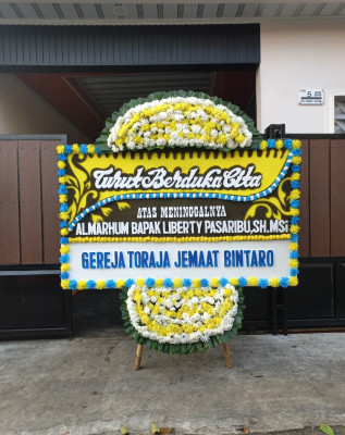 Papan Bunga Duka di Wonolelo